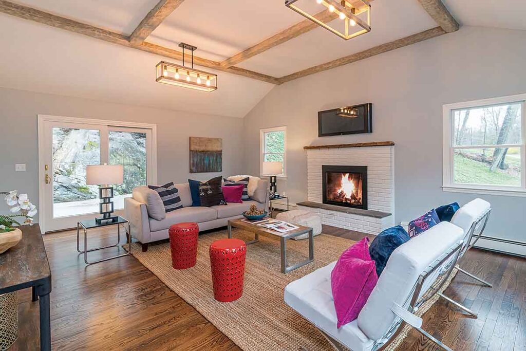 Living room in modern home