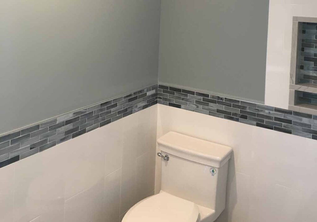Bathroom tile remodel
