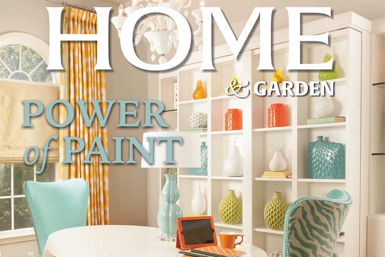 home & garden magazine cover